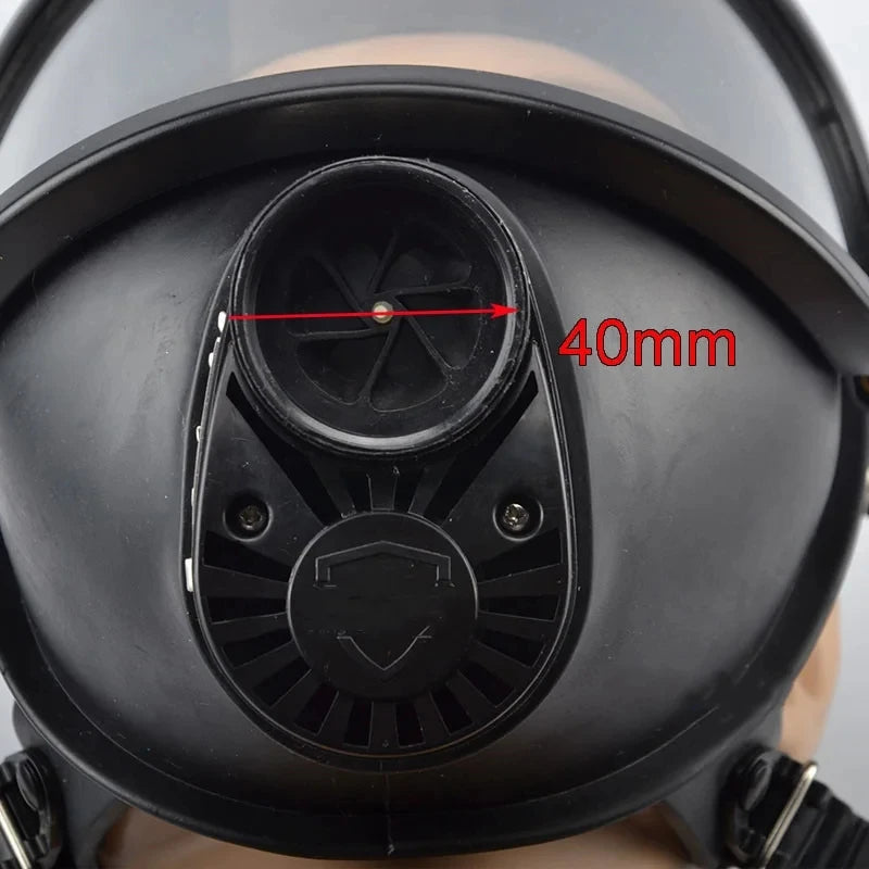 Chemical respirator filter self-priming mask Nuclear pollution protection.