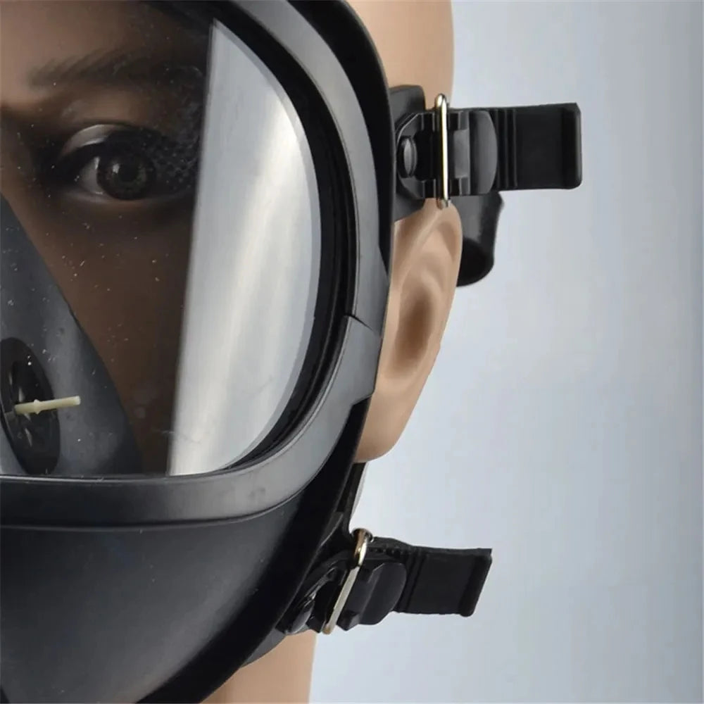 Chemical respirator filter self-priming mask Nuclear pollution protection.
