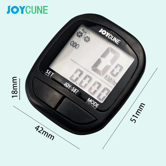 Bike Computer Bicycle Waterproof Wired Speedometer and Odometer Stopwatch Cycle Bike Computer with LED Display for Cycle  Match