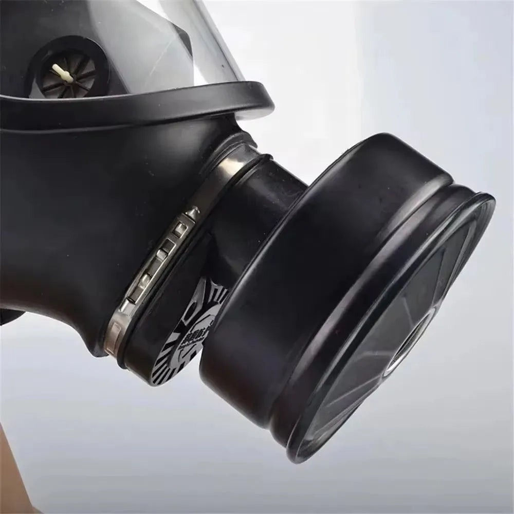 Chemical respirator filter self-priming mask Nuclear pollution protection.