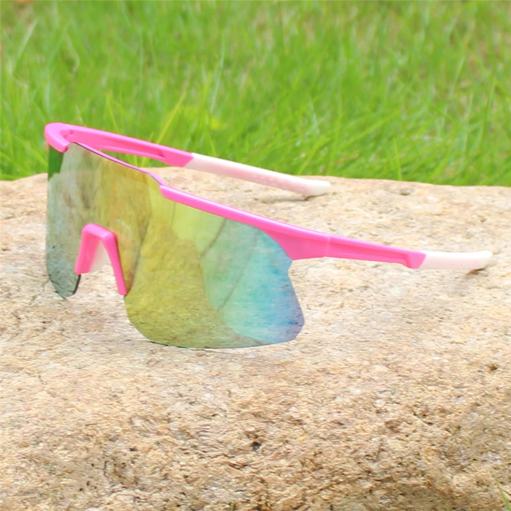 Cycling Glasses Sport  Sunglasses for Men Women Riding Lens Outdoor Sunglasses Bike Glasses Bicycle Windproof Eyewear Goggles