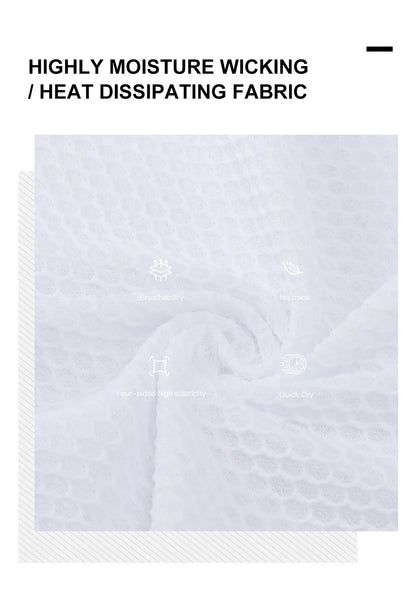 HISERWA Cycling Base Layer Men Summer Cycling Undershirt MTB Road Bike Underwear Breathable Quick Dry Mesh Bicycle Cycle Vest