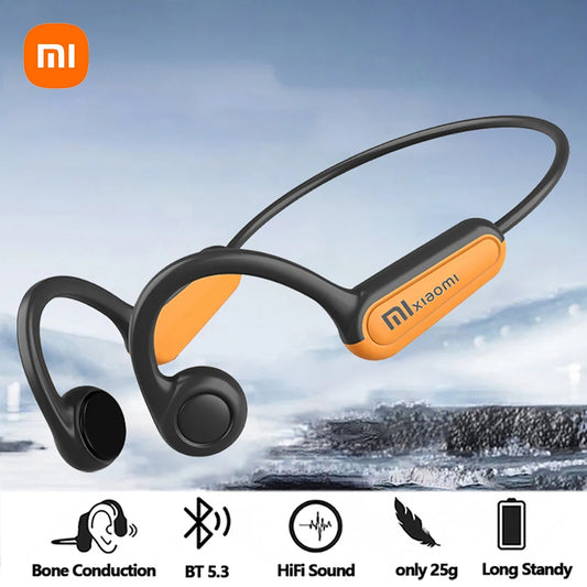 Xiaomi Mijia-auriculares de conducción ósea, inalámbricos por Bluetooth 5,3, deportivos.