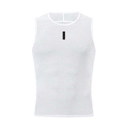 HISERWA Cycling Base Layer Men Summer Cycling Undershirt MTB Road Bike Underwear Breathable Quick Dry Mesh Bicycle Cycle Vest