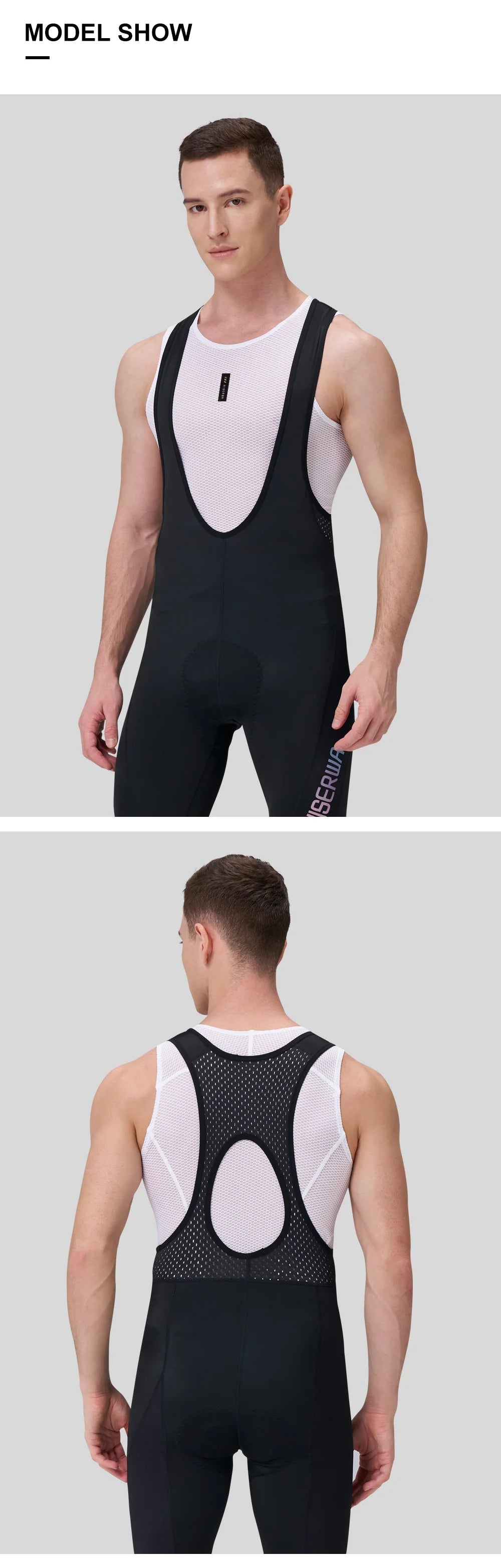HISERWA Cycling Base Layer Men Summer Cycling Undershirt MTB Road Bike Underwear Breathable Quick Dry Mesh Bicycle Cycle Vest