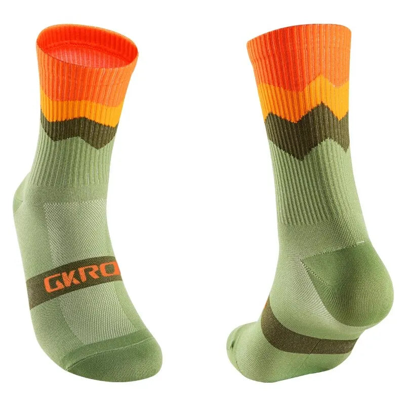 Cycling Socks for Men And Women Breathable Ankle Length Sports Gym Cycling Socks Non Slip Moisture Wicking Cycling Ankle Socks