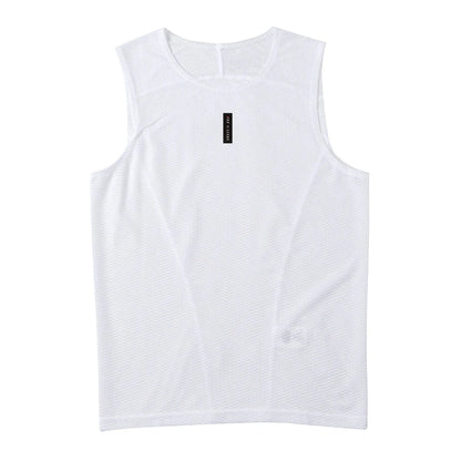 HISERWA Cycling Base Layer Men Summer Cycling Undershirt MTB Road Bike Underwear Breathable Quick Dry Mesh Bicycle Cycle Vest