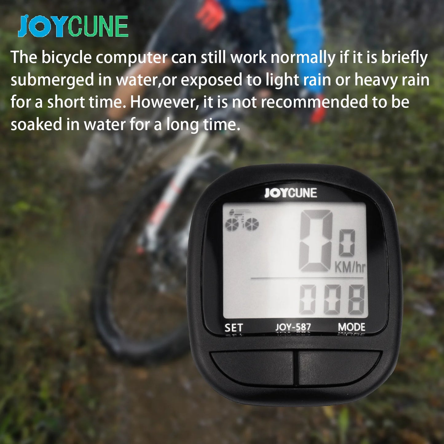 Bike Computer Bicycle Waterproof Wired Speedometer and Odometer Stopwatch Cycle Bike Computer with LED Display for Cycle  Match