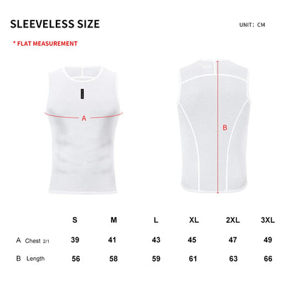 HISERWA Cycling Base Layer Men Summer Cycling Undershirt MTB Road Bike Underwear Breathable Quick Dry Mesh Bicycle Cycle Vest