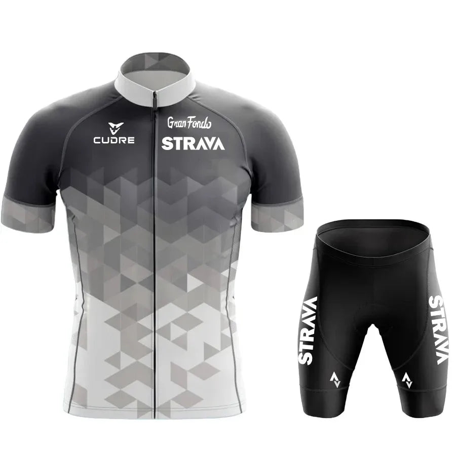 STRAVA Cycling Clothes For Men Cycling Sets Mountain Bike Clothes Man Summer Cycling Suit Cycling Pants Cycling Shirt Equipment