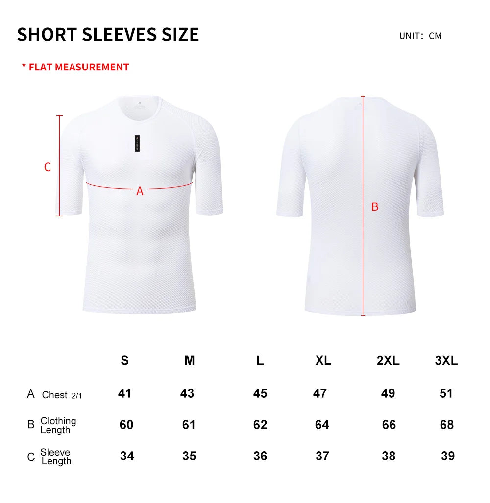 HISERWA Cycling Base Layer Men Summer Cycling Undershirt MTB Road Bike Underwear Breathable Quick Dry Mesh Bicycle Cycle Vest