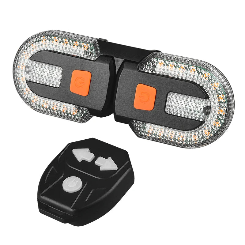 Bike Turn Signal Rear Light LED Bicycle Lamp USB Rechargeable Bike Wireless Lights Back MTB Tail Light Bike Accessories