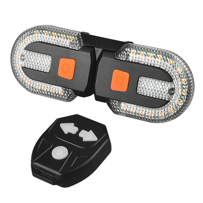 Bike Turn Signal Rear Light LED Bicycle Lamp USB Rechargeable Bike Wireless Lights Back MTB Tail Light Bike Accessories