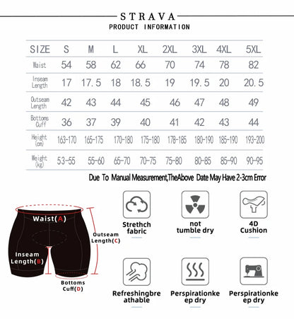 STRAVA Cycling Clothes For Men Cycling Sets Mountain Bike Clothes Man Summer Cycling Suit Cycling Pants Cycling Shirt Equipment
