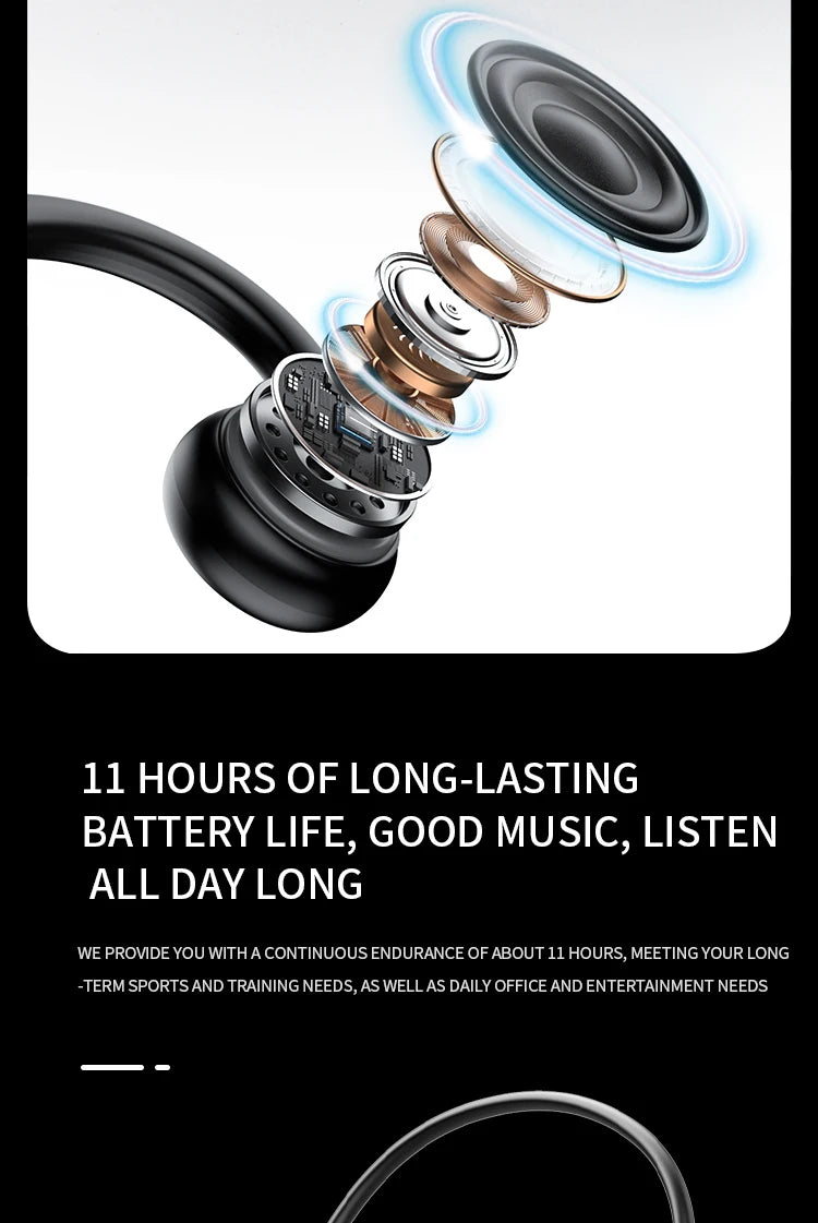 Xiaomi Mijia-auriculares de conducción ósea, inalámbricos por Bluetooth 5,3, deportivos.