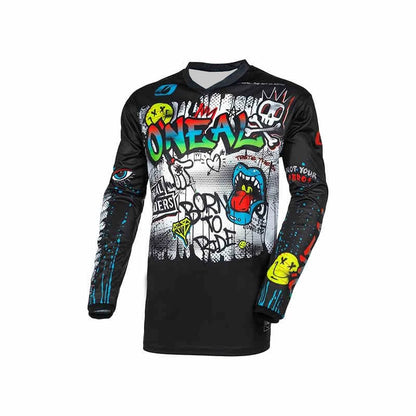 Cycling Sweatshirt Off-Road Cycling Shirt Breathable and Sweat Absorbing Long Sleeves Fashionable Versatile Style Racing Shirt