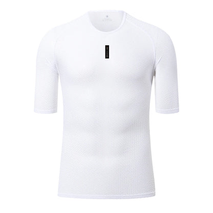 HISERWA Cycling Base Layer Men Summer Cycling Undershirt MTB Road Bike Underwear Breathable Quick Dry Mesh Bicycle Cycle Vest