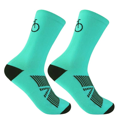 Cycling Socks MTB bike Socks Breathable Quick-Drying Stretch Road Bicycle Socks Outdoor Sports Racing Running Cycling Socks