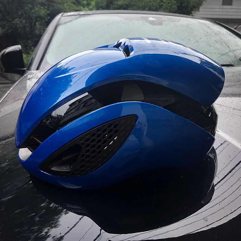 Cycling Helmet Aero Bicycle Helmet TT Time Trial Men Women Riding Race Road Bike Helmet Outdoor Sports Safety Cap Casco Ciclismo