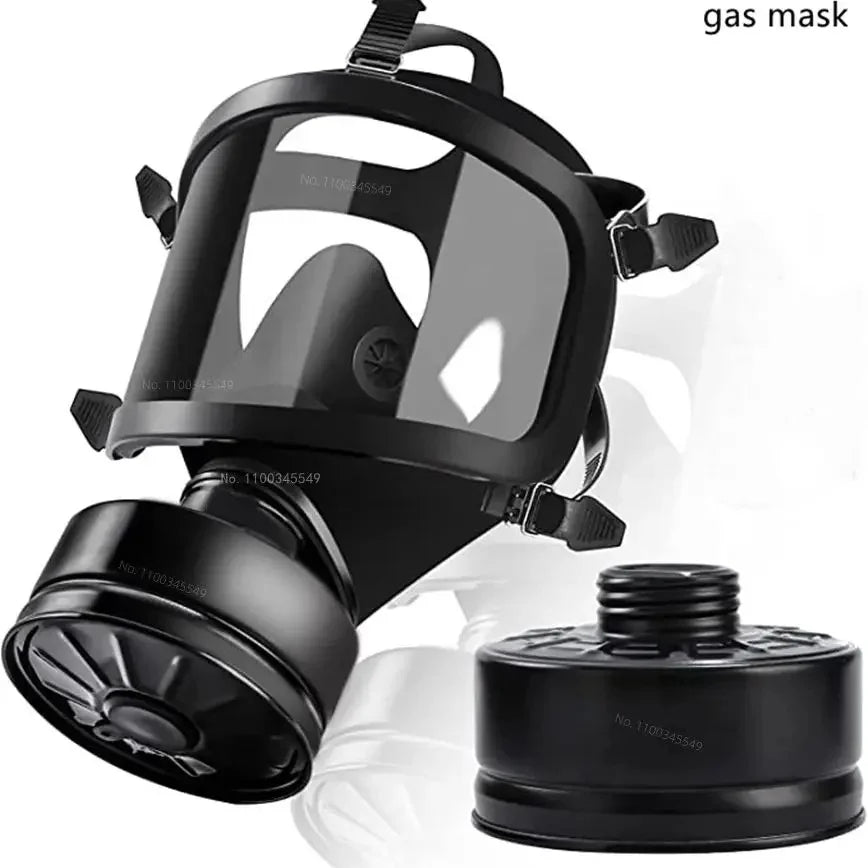 Chemical respirator filter self-priming mask Nuclear pollution protection.