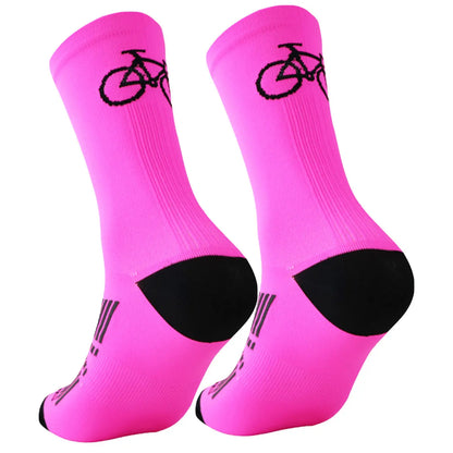 Cycling Socks MTB bike Socks Breathable Quick-Drying Stretch Road Bicycle Socks Outdoor Sports Racing Running Cycling Socks